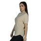 STYLUS Womens Tops S / Beige STYLUS - Front Buttons T-Shirt