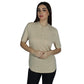 STYLUS Womens Tops S / Beige STYLUS - Front Buttons T-Shirt