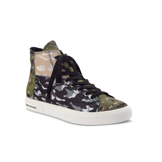 SUN+STONE Mens Shoes SUN+STONE -  Camouflage Colorblock Patchwork Cushioned