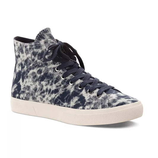 SUN+STONE Mens Shoes 45 / Blue SUN+STONE - Tie Dye Print Lace-Up High Top Sneakers