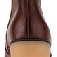 SUN+STONE Womens Shoes 39 / Brown SUN+STONE - Lennii Faux Leather Ankle Boots