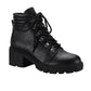 SUN+STONE Womens Shoes 36.5 / Black SUN+STONE - Ruthee Round Toe Boots