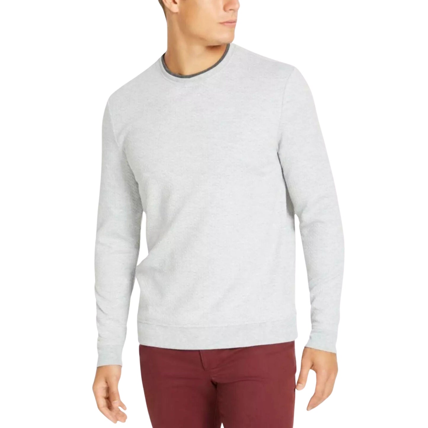 TASSO ELBA Mens Tops L / Grey TASSO ELBA - Long Sleeve Sweatshirt