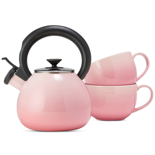 THE CELLAR Kitchenware Pink THE CELLAR - Teakettle Set