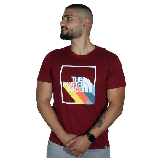 THE NORTH FACE Mens Tops XL / Burgundy THE NORTH FACE - Round Neck T-shirt