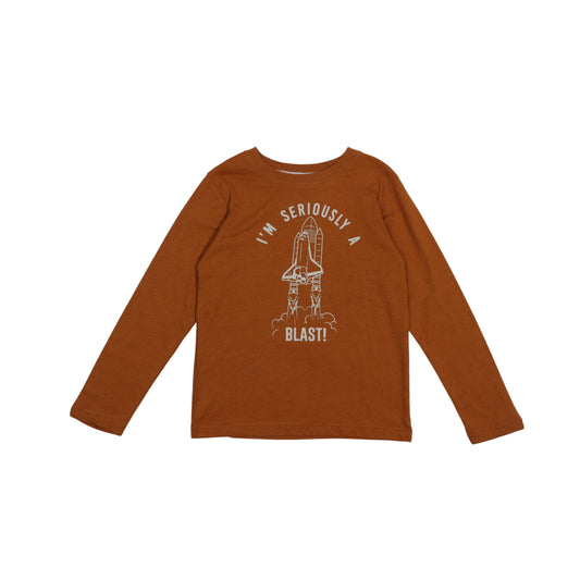 THEREABOUTS Boys Tops XS / Brown THEREABOUTS - Printed Front Sweatshirt