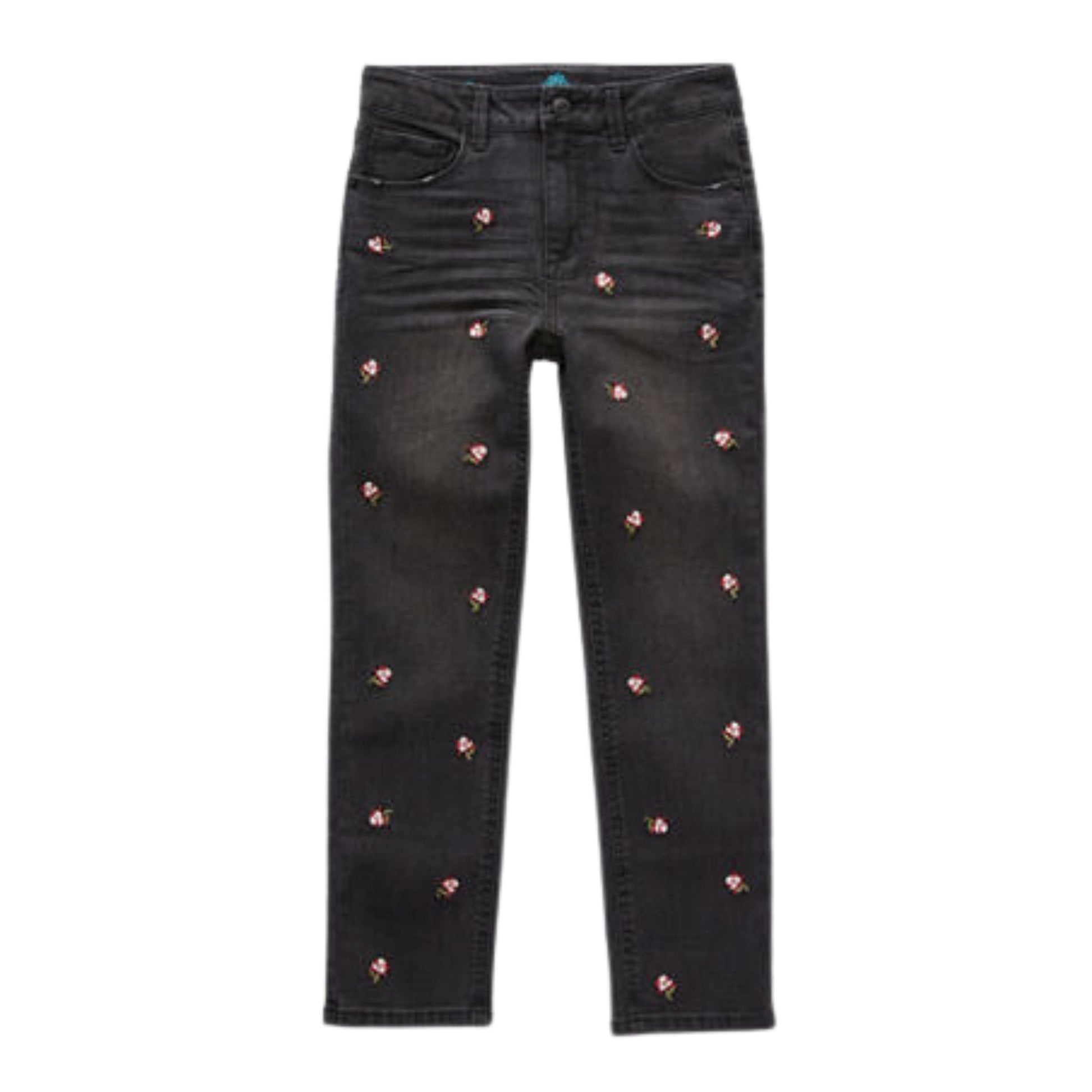 THEREABOUTS Girls Bottoms XS / Black THEREABOUTS - Kids - Little & Big Girls Adjustable Waist Stretch Straight Leg Jean