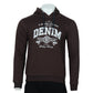 TOM TAILOR Mens Tops M / Brown TOM TAILOR - Graphic logo MENS hoody