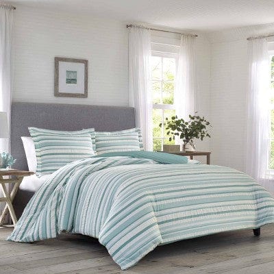 TOMMY BAHAMA Comforter/Quilt/Duvet Full/Queen / Multi-Color TOMMY BAHAMA - Clearwater Cay Duvet Cover Set