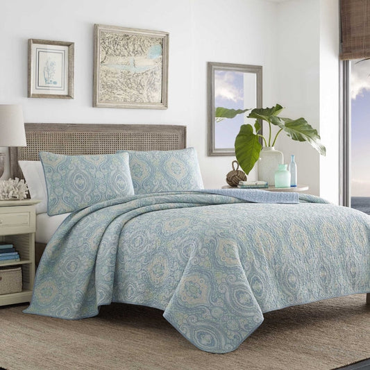 TOMMY BAHAMA Comforter/Quilt/Duvet King / Multi-Color TOMMY BAHAMA - Turtle Cove Quilt Set