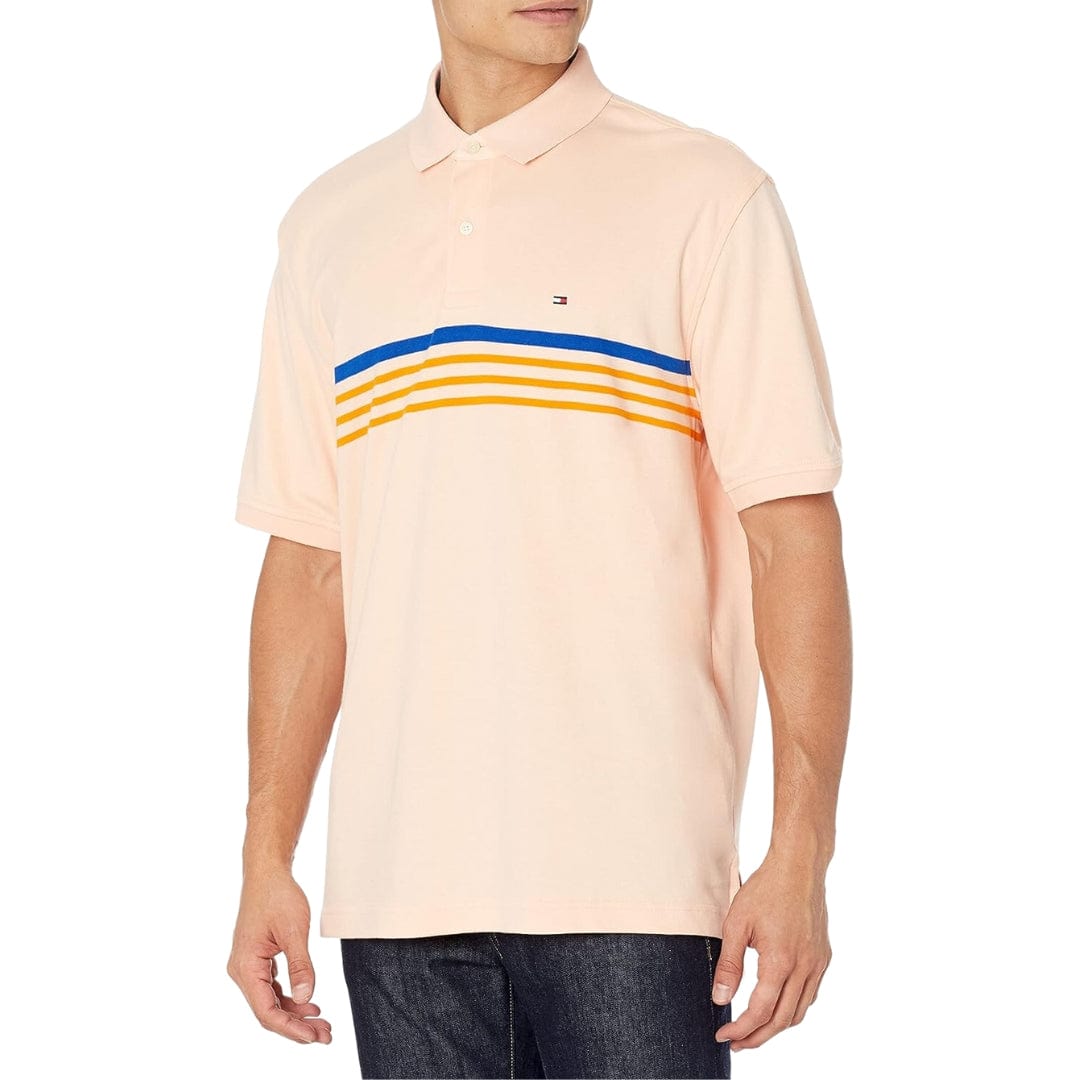 TOMMY HILFIGER Mens Tops XS / Coral TOMMY HILFIGER - Interlock Polo Shirt