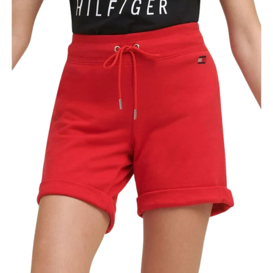 TOMMY HILFIGER Womens Bottoms TOMMY HILFIGER - Women's Drawstring Cuffed Sweat Shorts