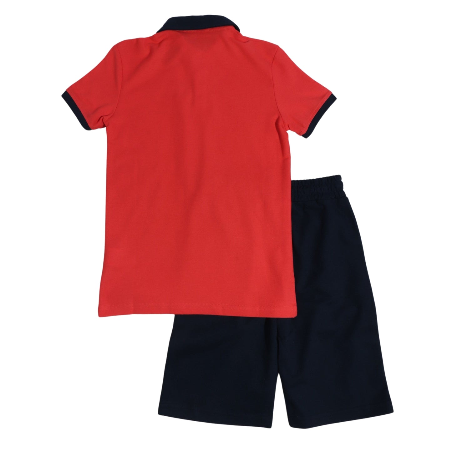 TOMMY LIFE Boys Set TOMMY LIFE - KIDS - Embroidered Polo Neck Short Sleeve Set