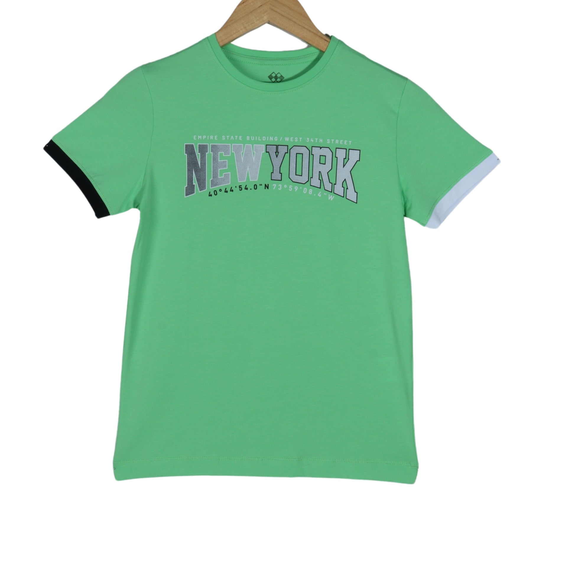 TOMMY LIFE Boys Tops M / Green TOMMY LIFE - KIDS - Printed T-Shirt