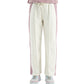 TOMMY LIFE Girls Bottoms S / White TOMMY LIFE - Kids -Ecru Side Band Detailed Lace Up Comfortable Fit Wide Leg