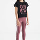 TOMMY LIFE Girls Sets M / Multi-Color TOMMY LIFE - Kids - Wholesale Black - Dusty Rose Round Neck Girls Legging Set