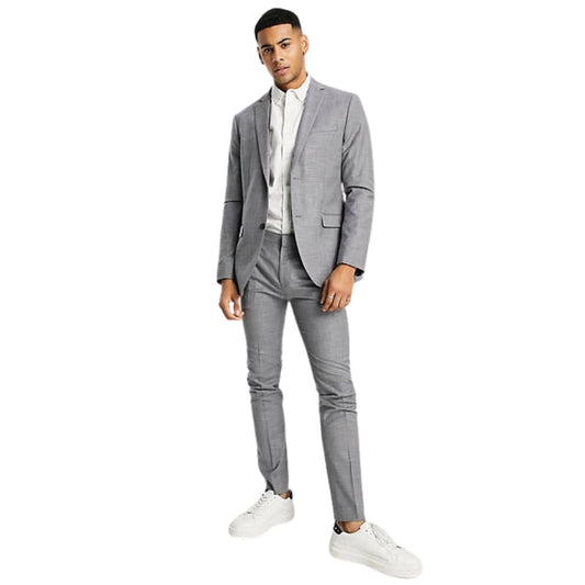 TOPMAN Mens Jackets XL / Grey TOPMAN - Super Skinny Suit Jacket