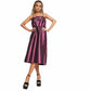 TOPSHOP Womens Dress S / Purple TOPSHOP - Premium Metallic Taffeta Chuck On Slip