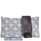 TRADITIONS Sheet Sets Twin / Grey TRADITIONS - Microfiber 3 Pieces Sheet Set With Plush Throw