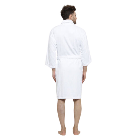 TRIDENT Bathrobes One Size / White TRIDENT - Unisex One Size Fits All Bathrobe