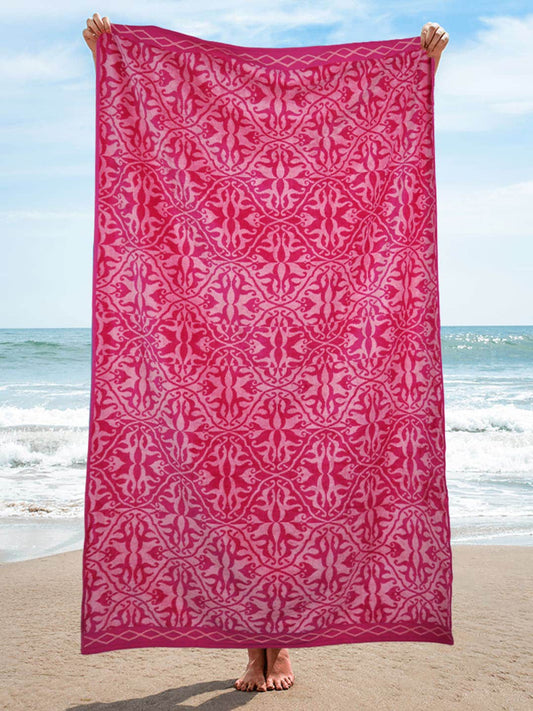 TRIDENT Towels Pink TRIDENT - Weave Beach Towel