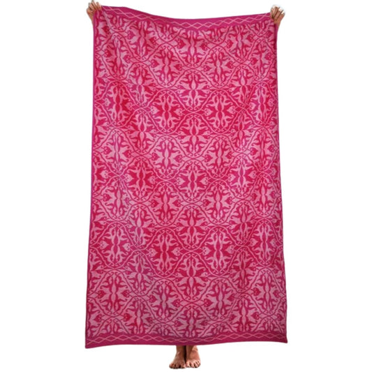 TRIDENT Pink TRIDENT - Weave Beach Towel