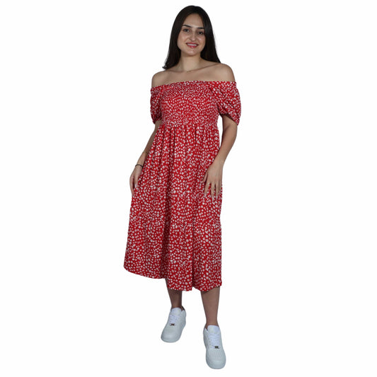 TU Womens Dress M / Multi-Color TU - Floral wrap dress