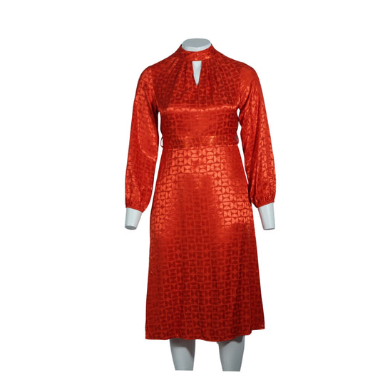 TU Womens Dress XL / Orange TU - Geometric Dress
