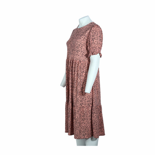 TU Womens Dress XL / Multi-Color TU - Polka Dot Smocked Dress