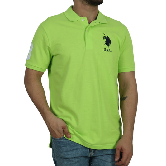 U.S. POLO ASSN. Mens Tops S / Green U.S. POLO ASSN. - Logo Side Top