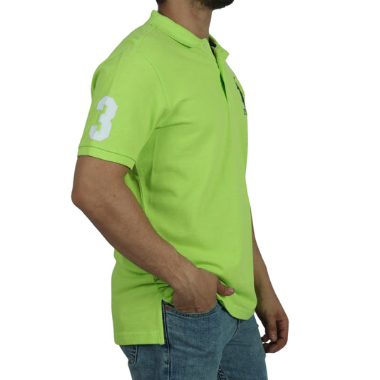 U.S. POLO ASSN. Mens Tops S / Green U.S. POLO ASSN. - Logo Side Top