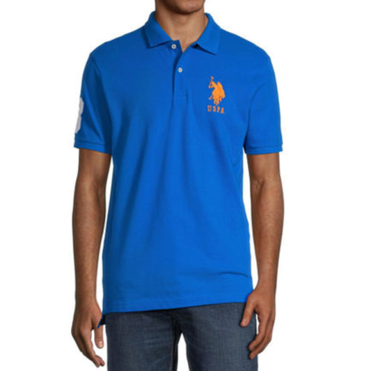 U.S. POLO ASSN. Mens Tops S / Blue U.S. POLO ASSN. -  Regular Fit Short Sleeve Polo Shirt