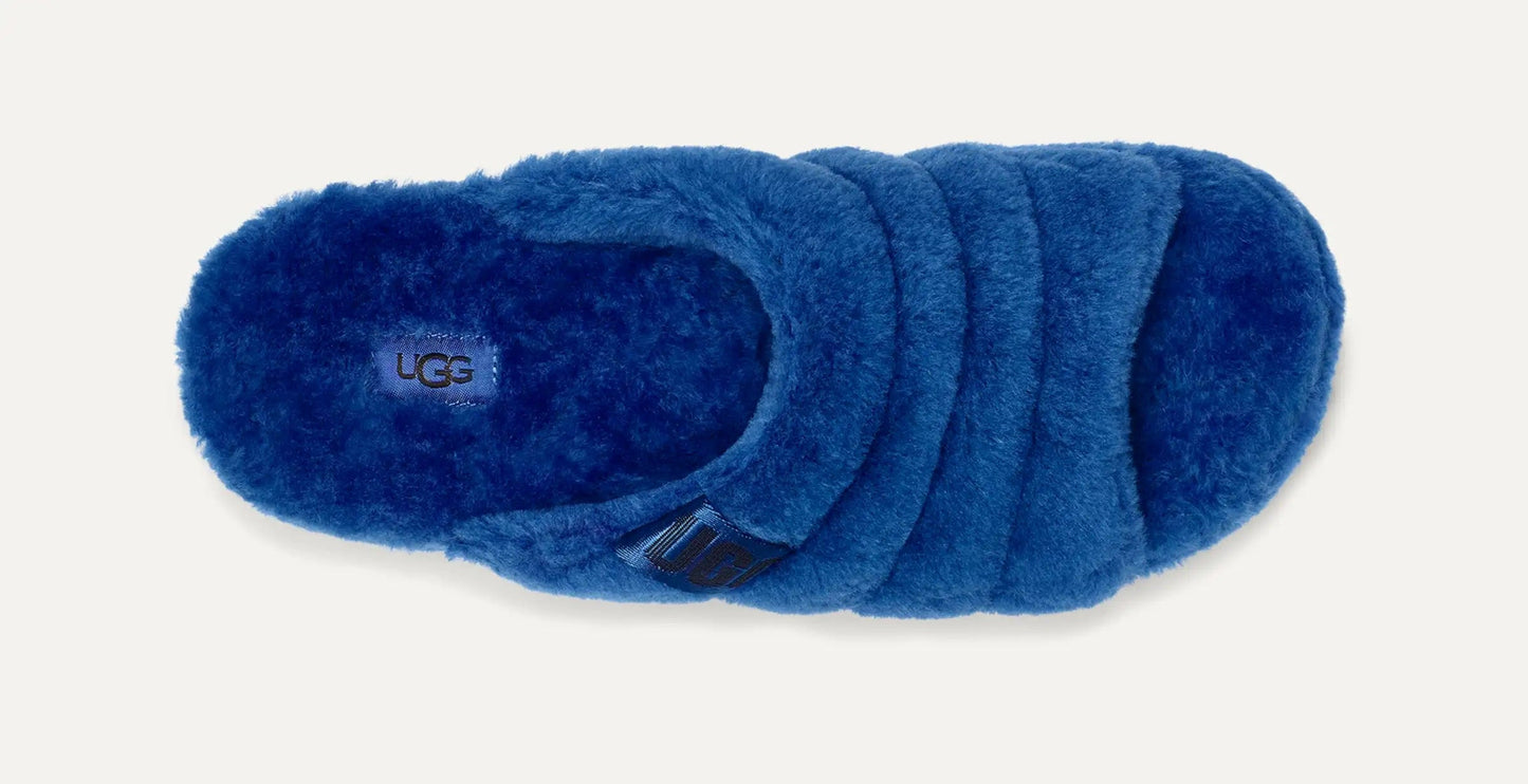 UGG Mens Shoes 42 / Blue UGG - Fluff You ribbed slippers