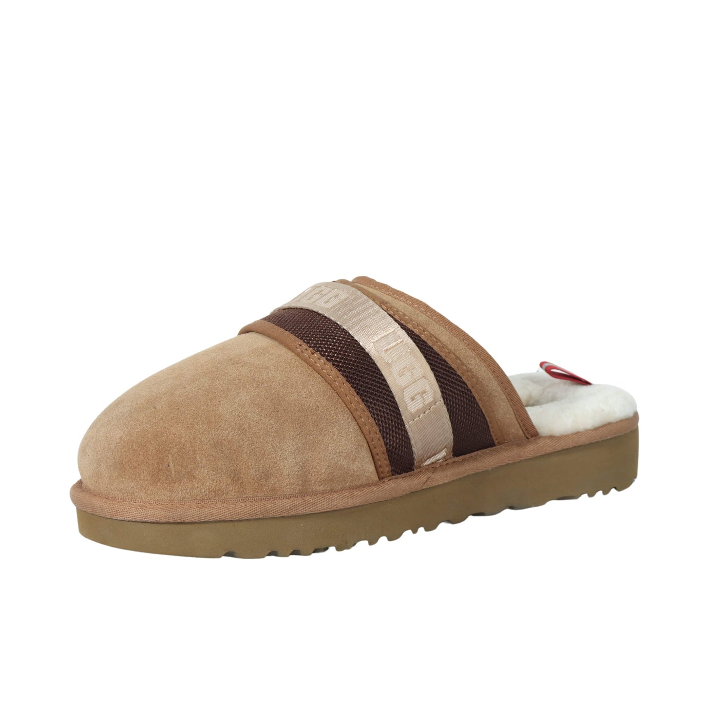 UGG Mens Shoes 42 / Brown UGG - Logo velcro slippers