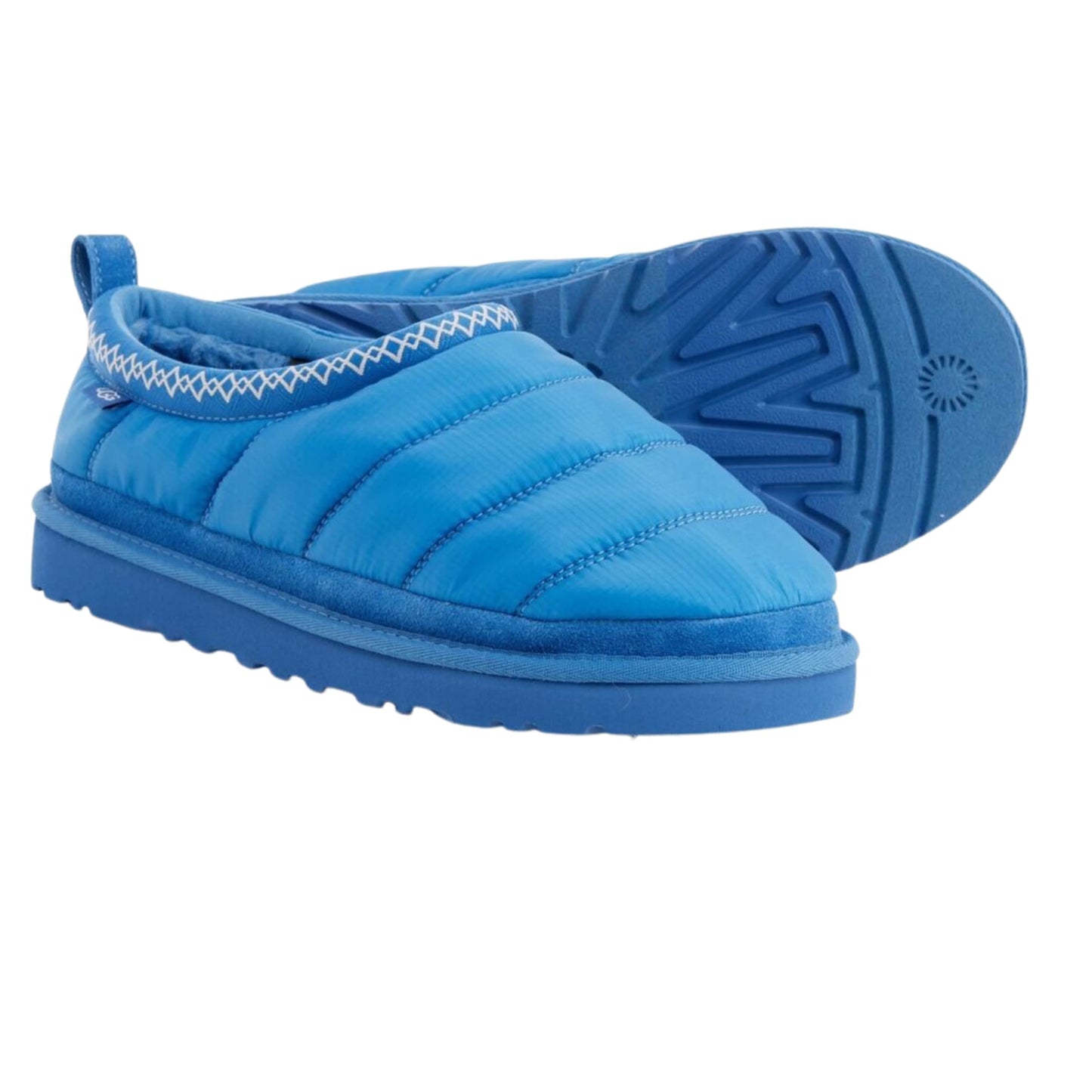 UGG Mens Shoes 40 / Blue UGG - MEN'S TASMAN PUFFER SHEEPSKIN SLIPPERS SHOES