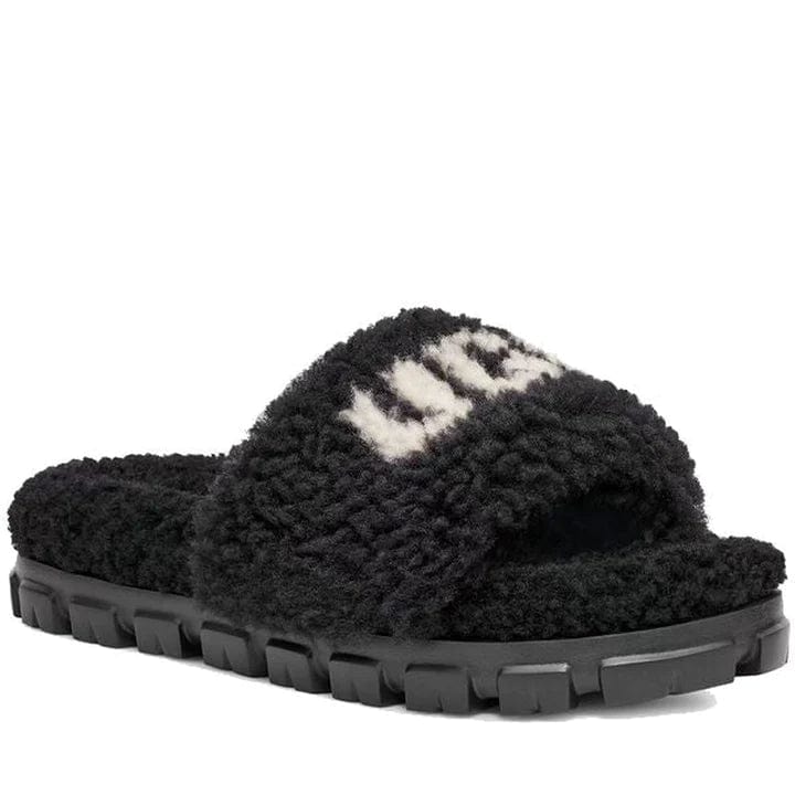 UGG Women Shoes 40 / Black UGG - Cozetta curly graphic slipper