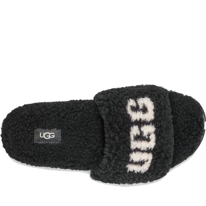 UGG Women Shoes 40 / Black UGG - Cozetta curly graphic slipper