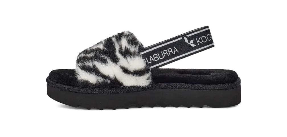 Ugg zebra slides hot sale