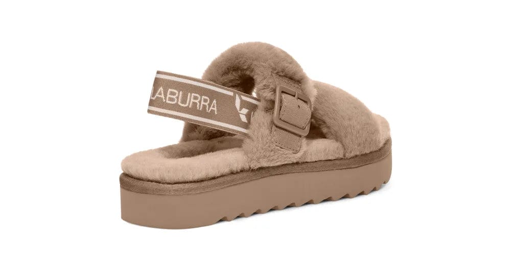 UGG Women Shoes 38 / Brown UGG - Sandals Furr-Ah