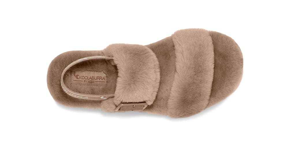 UGG Women Shoes 38 / Brown UGG - Sandals Furr-Ah