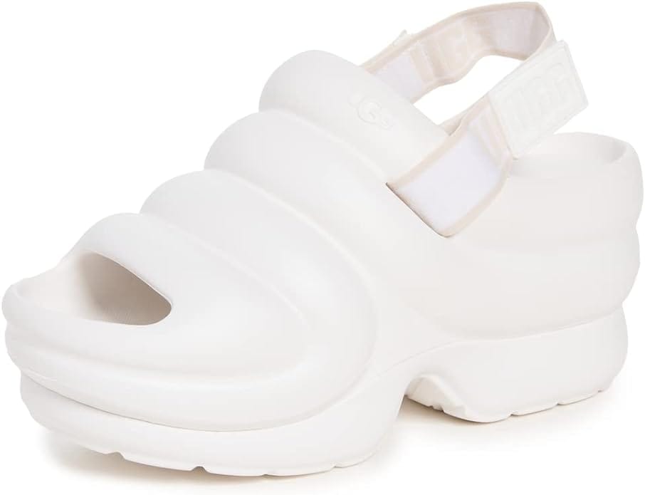 UGG Womens Shoes 38 / White UGG -  Aww Yeah Sandal