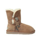 UGG Womens Shoes 38 / Beige UGG - Button charms boots