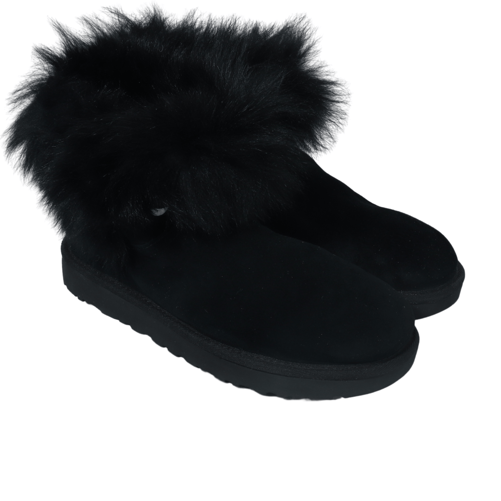 UGG Womens Shoes 38 / Black UGG - classic fluff mini boots