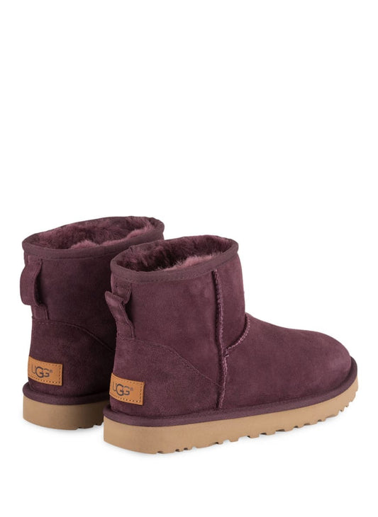 UGG Womens Shoes 38 / Purple UGG - Classic Mini II Suede Boots