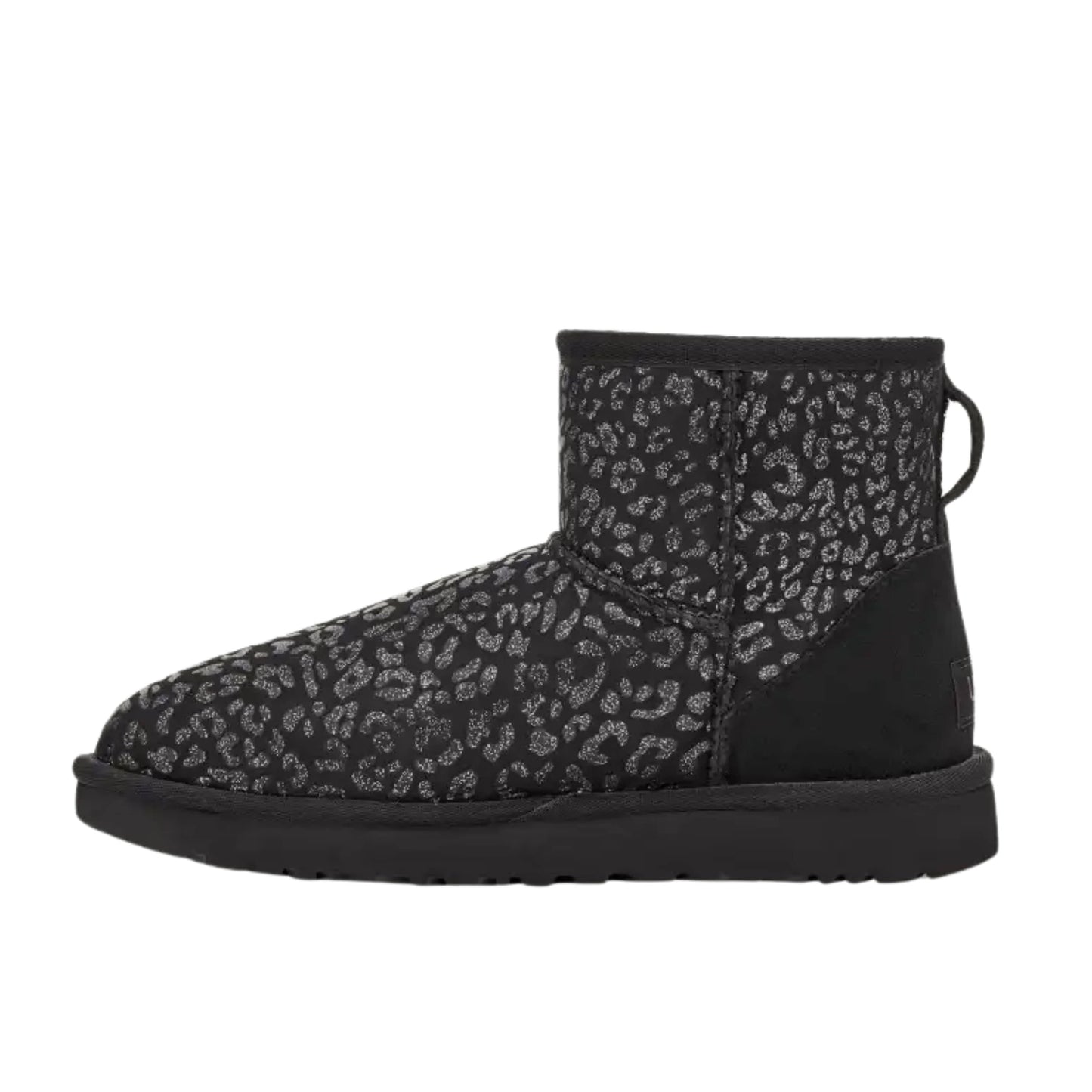 UGG Womens Shoes 38 / Black UGG - Classic Mini Snow Leopard