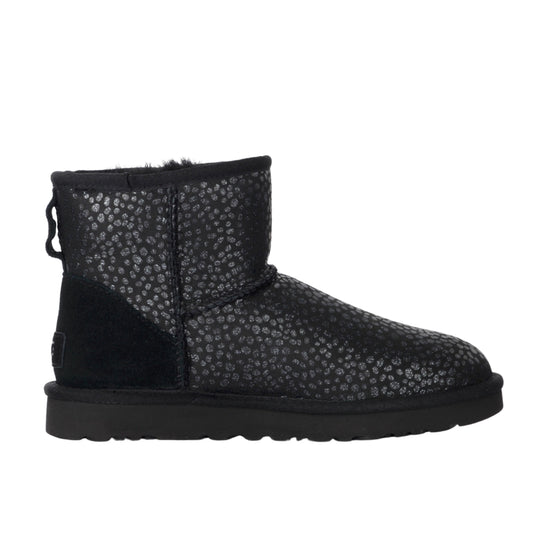 UGG Womens Shoes 38 / Black UGG - Classic Mini Sparkle black ankle boot