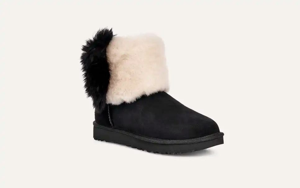 UGG Womens Shoes 39 / Black UGG -  Classic Mini Wisp Boot