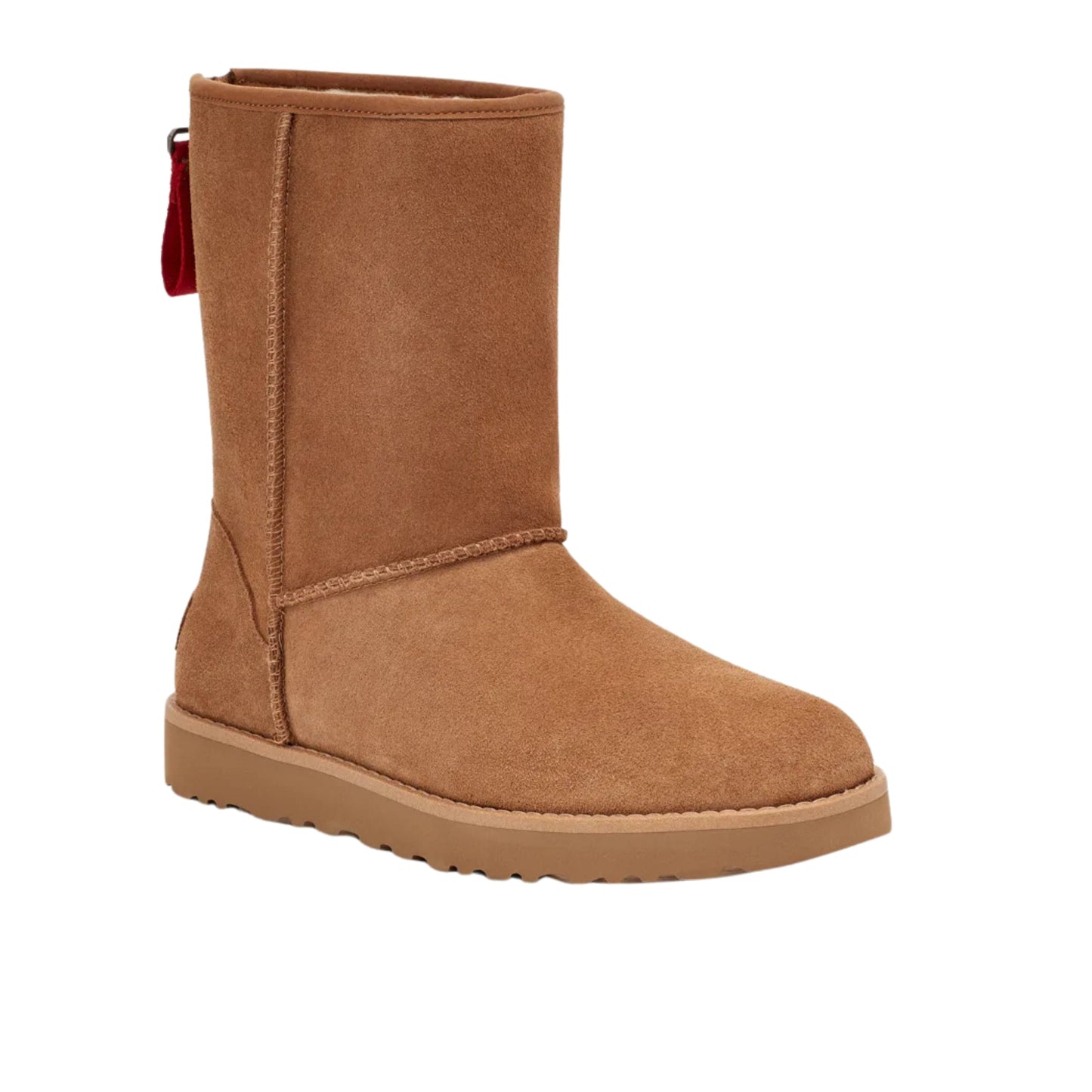 UGG Womens Shoes 38 / Brown UGG - Classic Short Logo Zip Boot