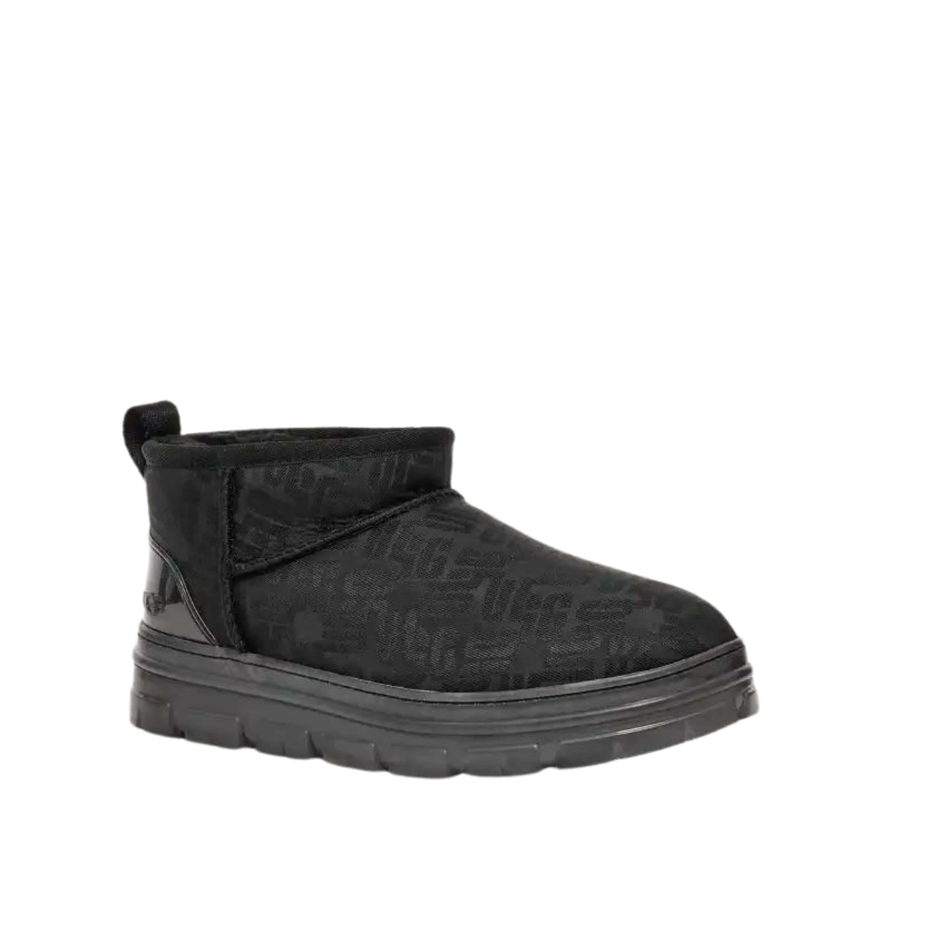 UGG Womens Shoes 38 / Black UGG - Classic Ultra Mini Monogram