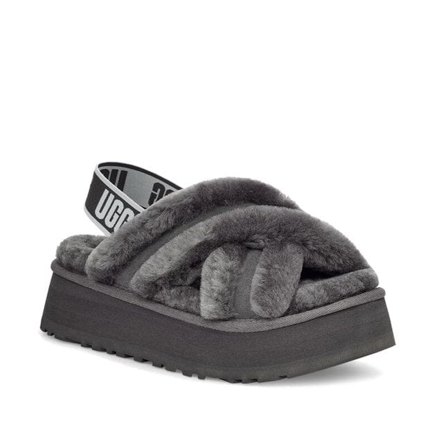 UGG Womens Shoes 39 / Gray UGG - Disco Cross Slide in Charcoal